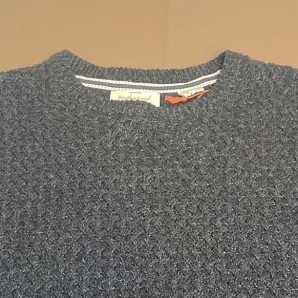 Mens Weatherproof Vintage Gray long sleeve cable knit charcoal marl sweater XL - Picture 3 of 5